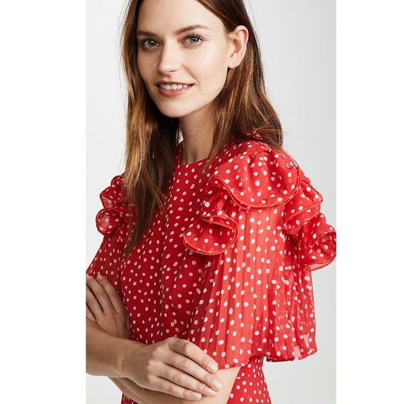 Keepsake the Label Moonshine Dress - Red White Polkadot Dress - Picture 4 of 8